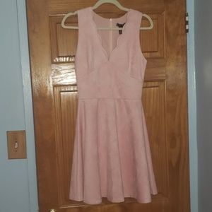 Aqua Pink Short A-line dress